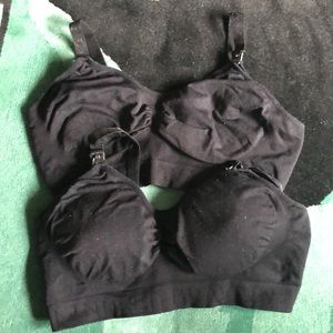 Black nursing bras -SET OF 2
